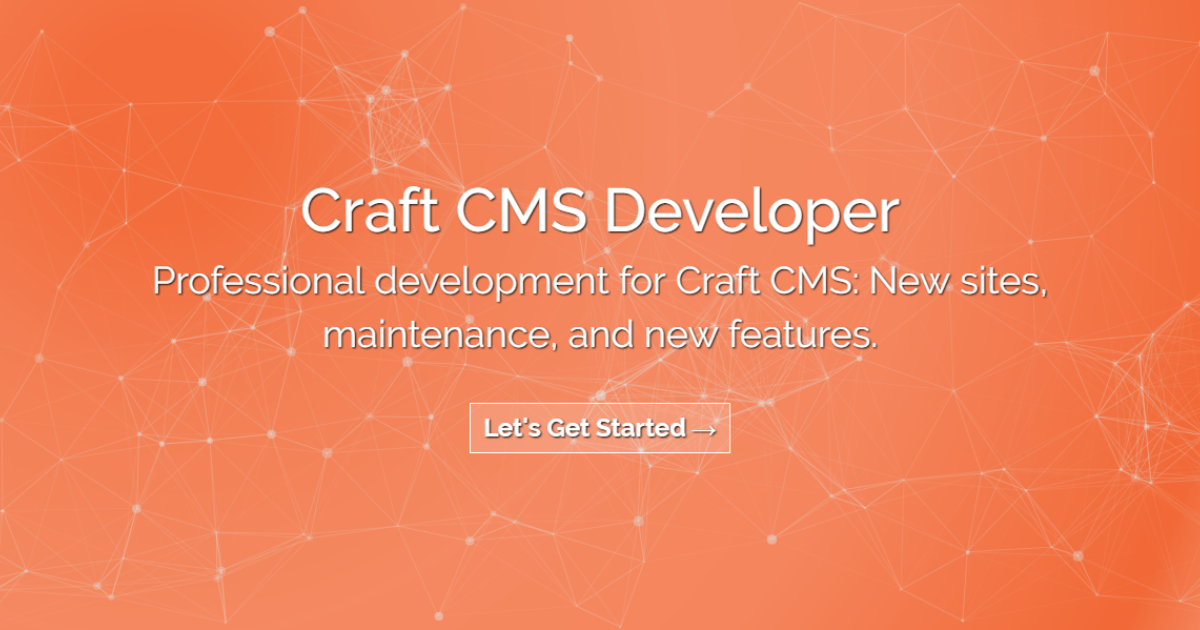 craft cms developer